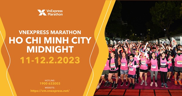 Trải nghiệm nhịp sống về đêm của thành phố mang tên Bác cùng VnExpress Marathon Ho Chi Minh City Midnight 2023