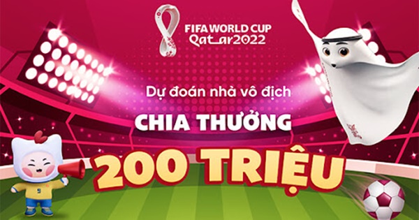 Dự đoán nhà vô địch, chia thưởng 200 triệu