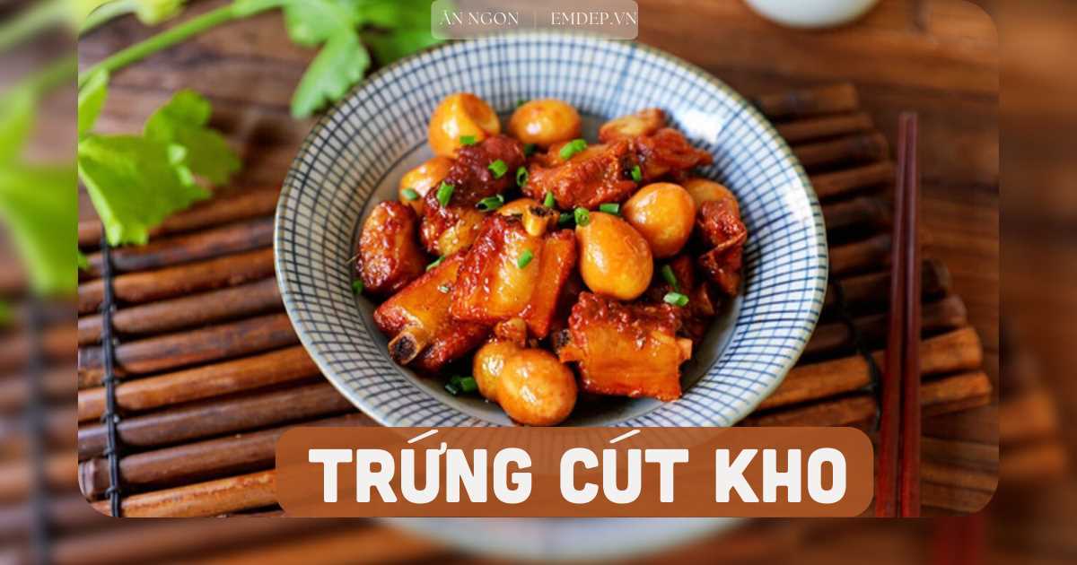 4 cách làm trứng cút kho mềm thơm đậm đà, chồng tiếc vì nấu quá ít cơm