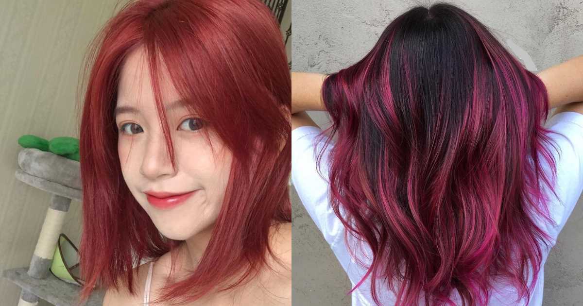 Nhuộm ngay màu tóc đỏ trendy chuẩn bị đón tết 2023
