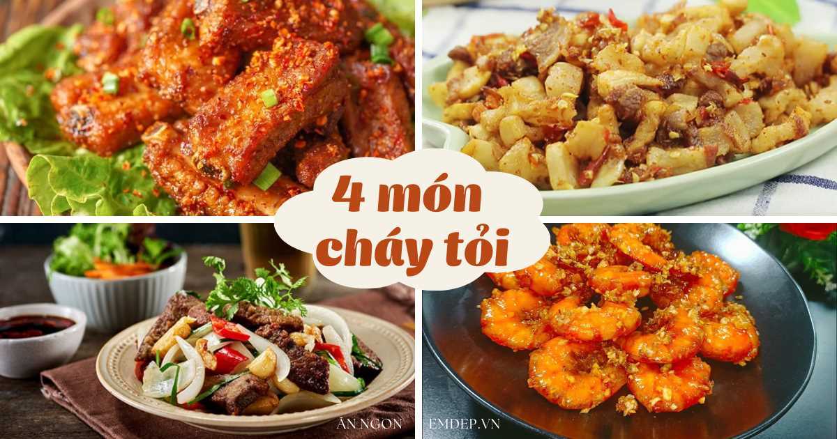 4 món cháy tỏi thơm nức mũi đầy hấp dẫn, quá hợp để thưởng thức khi trời lạnh