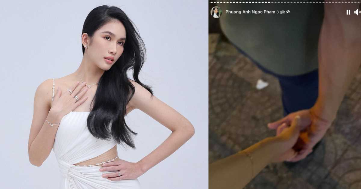 Á hậu Phương Anh công khai có bạn trai: Dân mạng tò mò nam chính là ai
