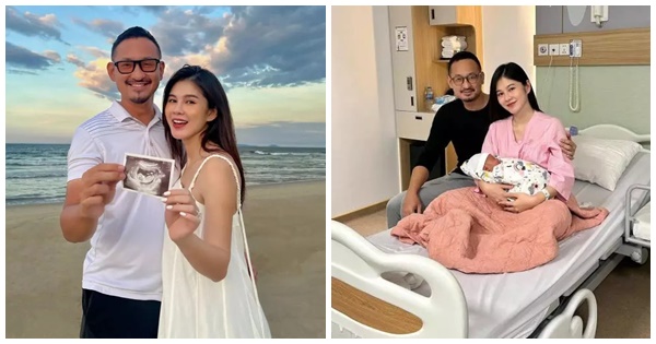 MC Thu Hoài sinh con cho chồng đại gia, hạnh phúc vì được cùng con đón giao thừa
