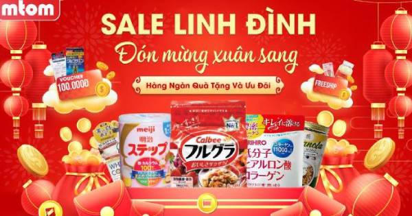 Sàn MTOM tung triệu deal 1K, nghìn đơn mỗi ngày chào đón Tết Quý Mão 
