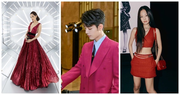 Sắc đỏ Viva Magenta của năm 2023 được Jennie (BLACKPINK), Tiêu Chiến, Chi Pu 'bắt trend' từ sớm