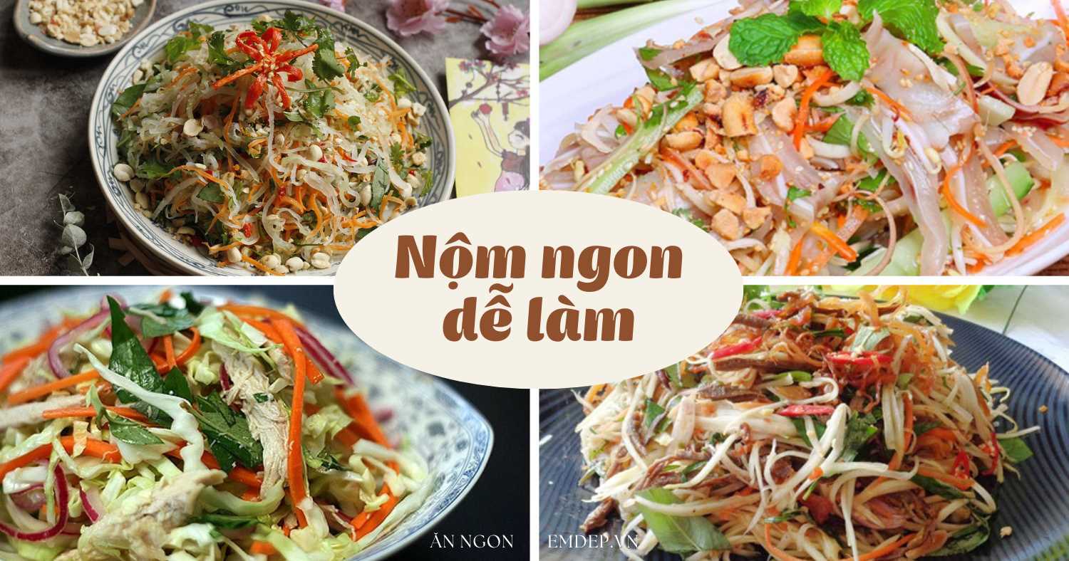 Công thức 4 món nộm ngon giòn sật sật, ăn chơi cũng được mà làm để nhậu lại càng hay!