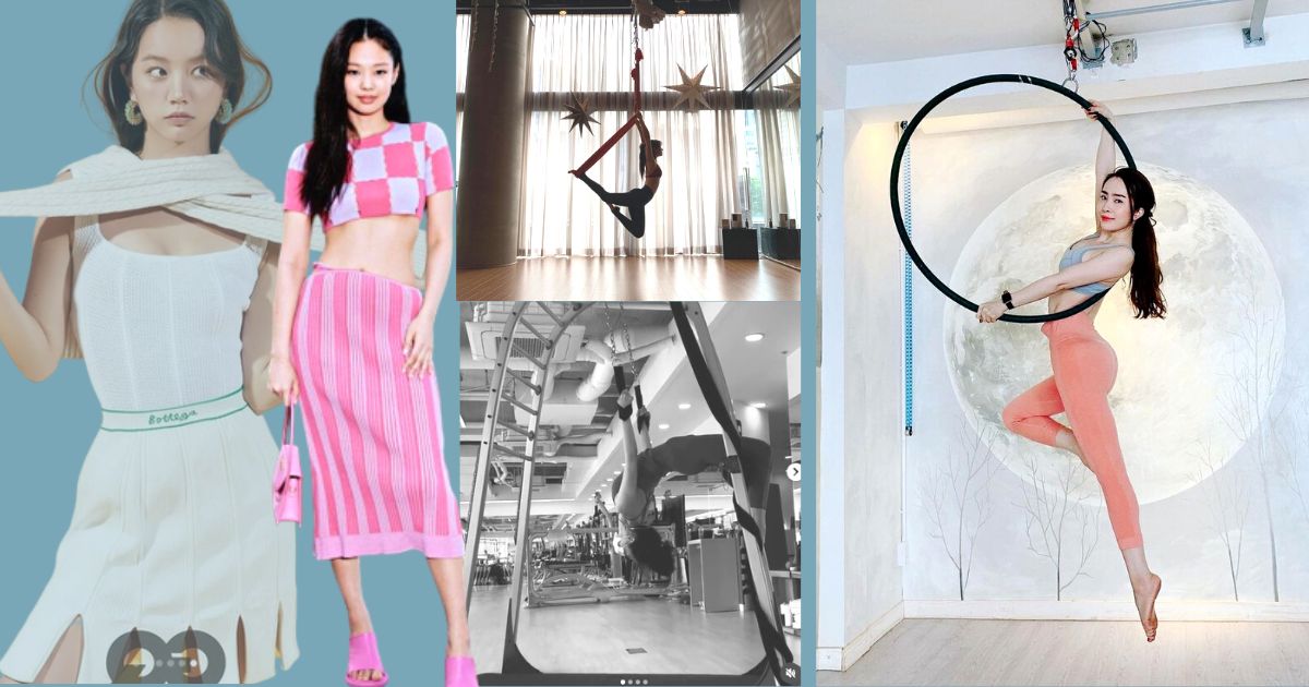 Jennie BLACKPINk, Hyeri đều là tín đồ của Yoga trên không, làm sao để tập có hiệu quả?