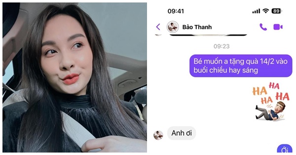 Nhân ngày Valentine, chồng Bảo Thanh muốn tặng quà sớm cho vợ vì lý do lạ