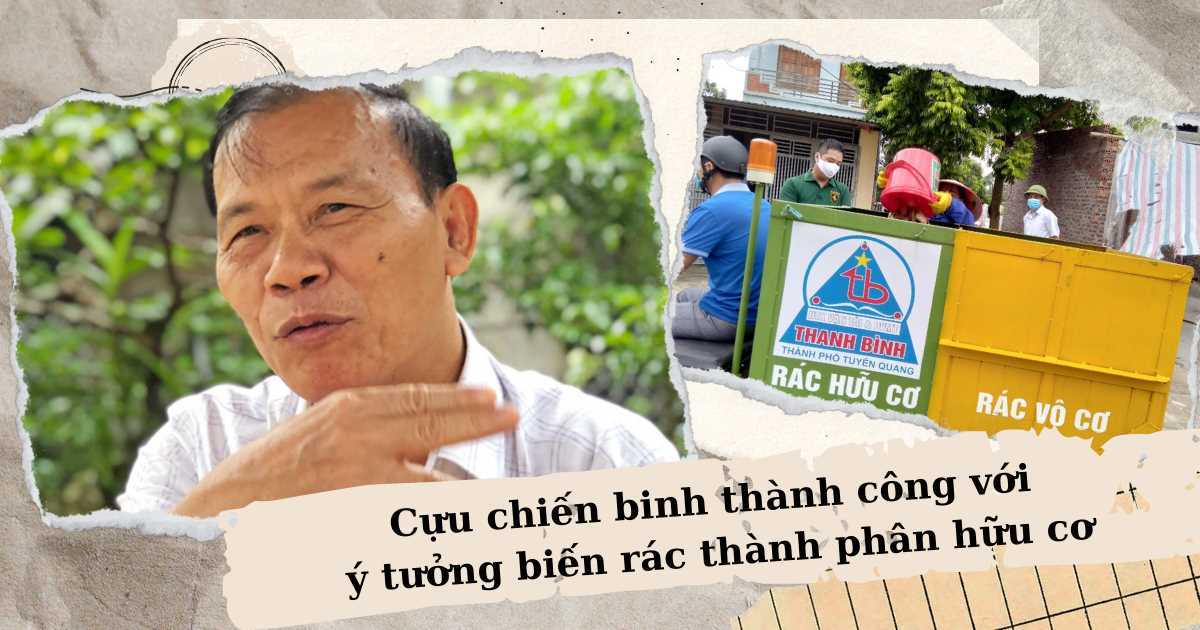 Cựu chiến binh biến rác thành phân hữu cơ, bà con nông dân phấn khởi năng suất tăng gấp 3-4 lần