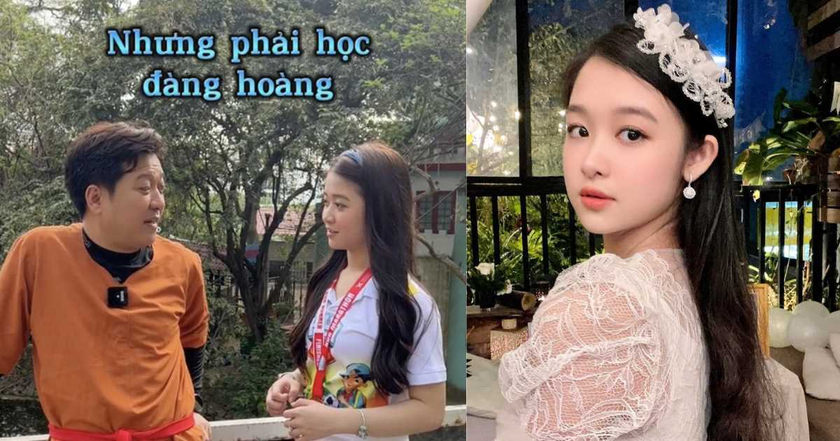 Được rủ quay TikTok, Trường Giang dặn con nuôi bà trùm Hoa hậu nên lo học hành
