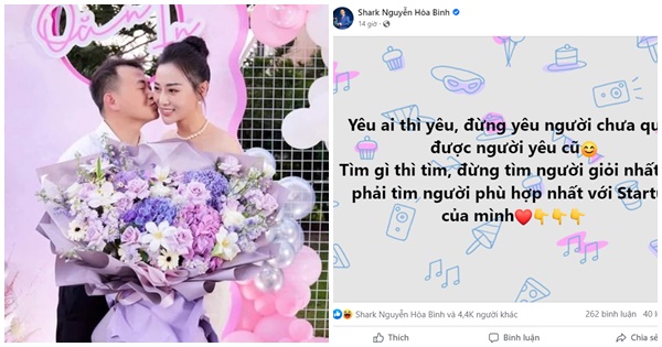 Shark Bình khuyên: "Đừng yêu người chưa quên người yêu cũ", dân mạng đồn đoán ám chỉ Phương Oanh?