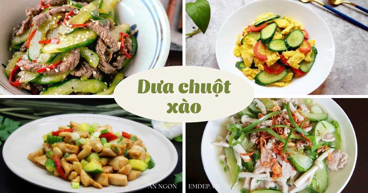 4 cách xào dưa chuột giòn ngọt đã miệng, chỉ vài phút có ngay món mặn hao cơm