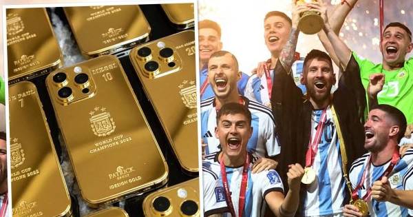 Messi chi tiền mua iPhone mạ vàng tặng toàn bộ đội tuyển Argentina
