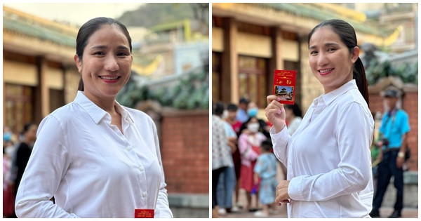 Cát Tường đi chùa cầu an giữa lùm xùm mâu thuẫn với Quyền Linh