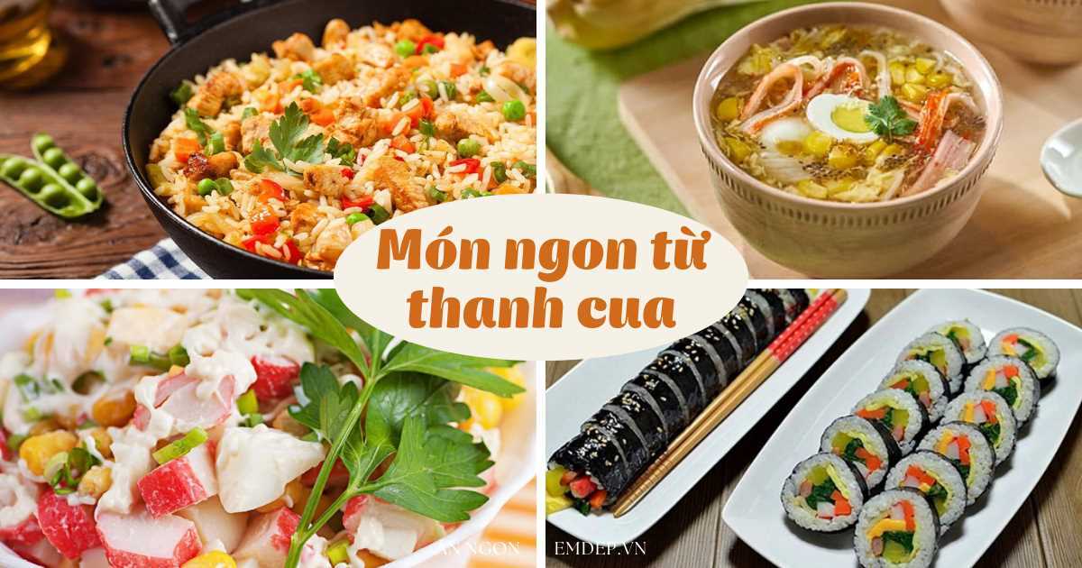 Không chỉ thả lẩu, thanh cua đem làm 4 món này cũng ‘ngon hết nước chấm’