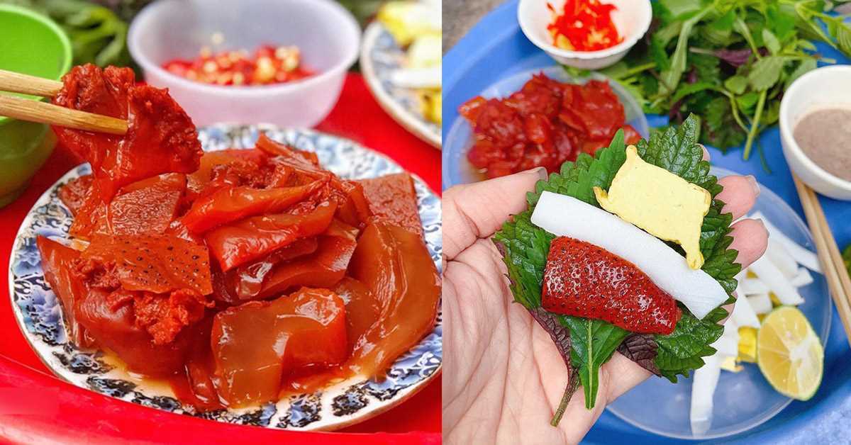 Con màu đỏ mềm như thạch chế biến kiểu này được món đặc sản, cả nhà ăn không muốn buông đũa, 1 đĩa là không đủ