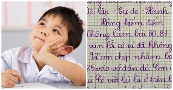 Làm nhầm bài tập, học sinh viết bản kiểm điểm với lời lẽ tha thiết, thế này ai nỡ trách

