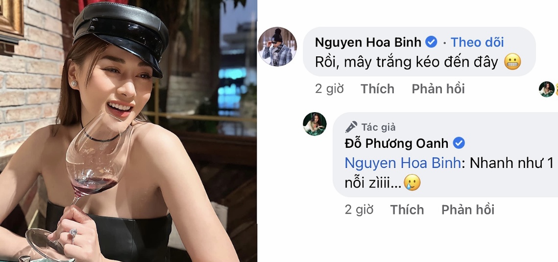 Diễn viên Phương Oanh “cười tươi như nắng” trong bộ ảnh mới, Shark Bình lập tức "thả thính"