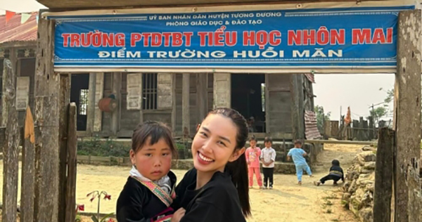 Hoa hậu Thùy Tiên cùng team của Quang Linh Vlog đến xứ Nghệ xây dựng trường học cho trẻ em miền núi: Dân mạng vỗ tay rần rần

