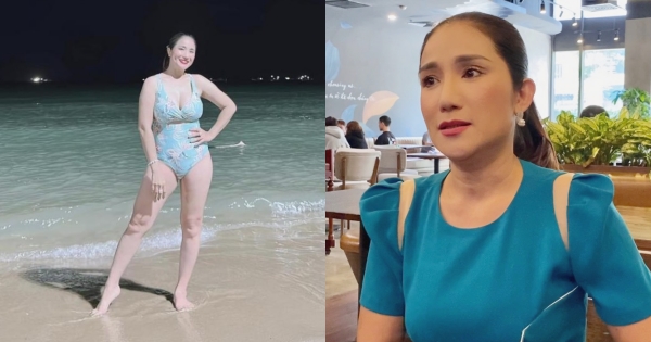 "Bà mối" Cát Tường U50 lại gây bão cõi mạng khi đăng ảnh diện bikini