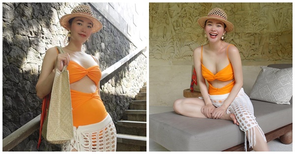 Minh Hằng diện bikini khoe bụng bầu tròn xoe, "nhả vía" cho Ninh Dương Lan Ngọc
