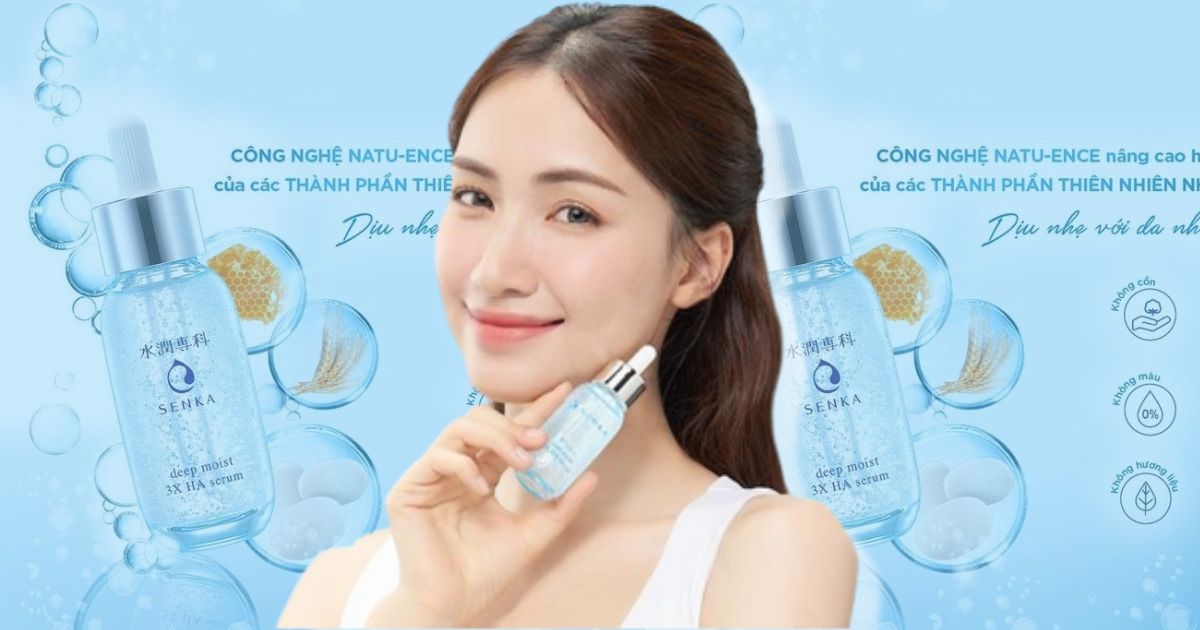 Serum Senka Deep Moist 3x HA có gì hấp dẫn mà được Hòa Minzy yêu thích đến vậy?