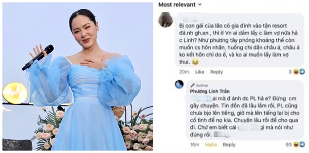 Phương Linh nói gì trước thông tin bị con gái của đại gia đã có gia đình đánh ghen cách đây 10 năm?