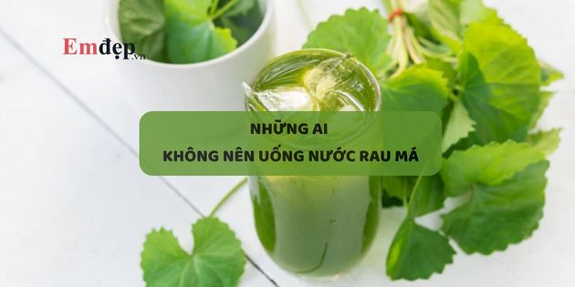 Những ai không nên uống nước rau má tránh ảnh hưởng sức khỏe