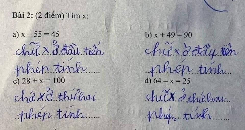 Ngao ngán bài toán tìm x, nhìn đáp án hội phụ huynh từng dạy con tại nhà "dở khóc dở cười" nhớ "kiếp nạn" mỗi ngày