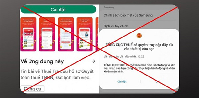 Người phụ nữ mất 240 triệu đồng trong tài khoản vì cài đặt App giả mạo Tổng cục thuế

