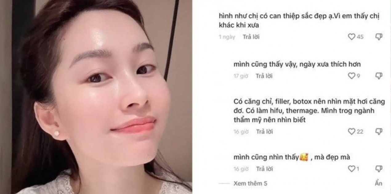 Hoa hậu Thu Thảo xuất hiện với nhan sắc không tỳ vết, dân tình nghi ngờ đã "sửa sang"