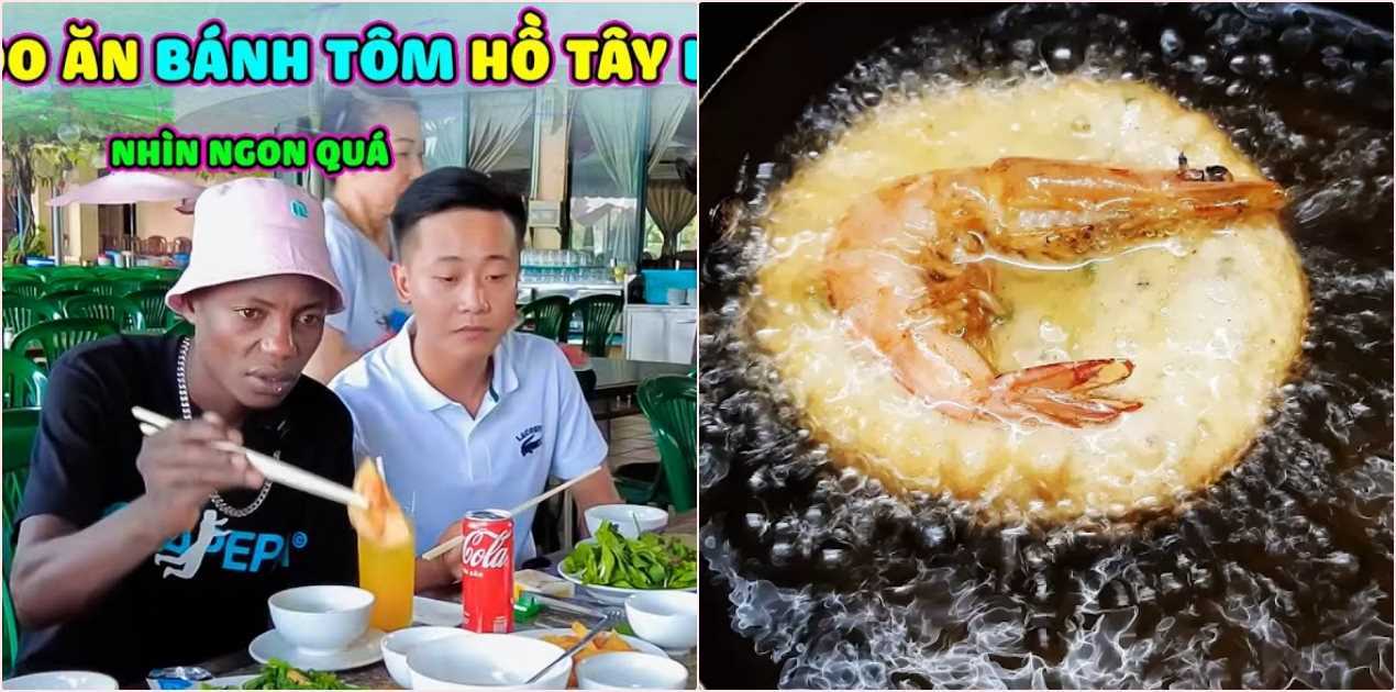 Đặc sản nức tiếng Hà Nội khiến Quang Linh Vlogs và hội bạn thân châu Phi vừa ăn vừa xuýt xoa