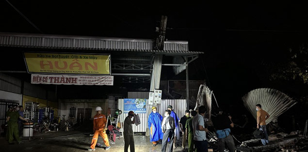 Người lao vào đám cháy lớn cứu người bị tử vong: Đi phụ hồ để nuôi con

