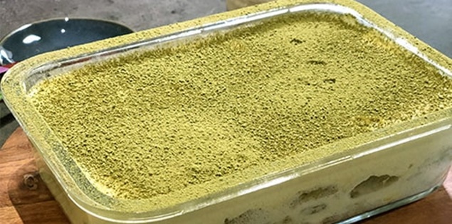 Cuối tuần mẹ làm bánh tiramisu trà xanh matcha đảm bảo bé yêu thích mê chén tì tì