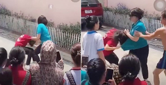 Vụ nữ sinh lớp 9 giật tóc, đánh bạn trước sự chứng kiến của nhiều người: Nhờ học sinh trường khác đến đánh bạn

