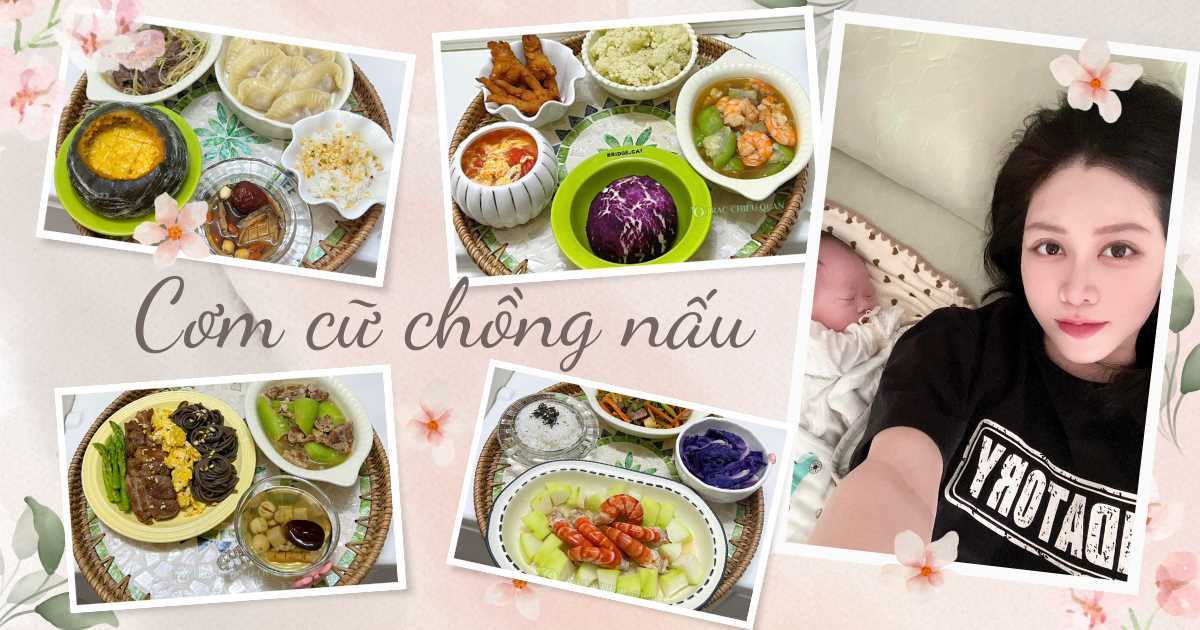 Mẹ bỉm khoe cơm cữ chồng nấu toàn đồ hấp nhận 'cơn mưa' lời khen từ cộng đồng mạng
