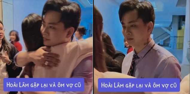 Sự thật clip Hoài Lâm gặp lại vợ cũ Cindy Lư trong hậu trường?
