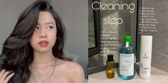 Tham khảo quy trình skincare của Hàn Hằng để cải thiện làn da trở nên láng mịn