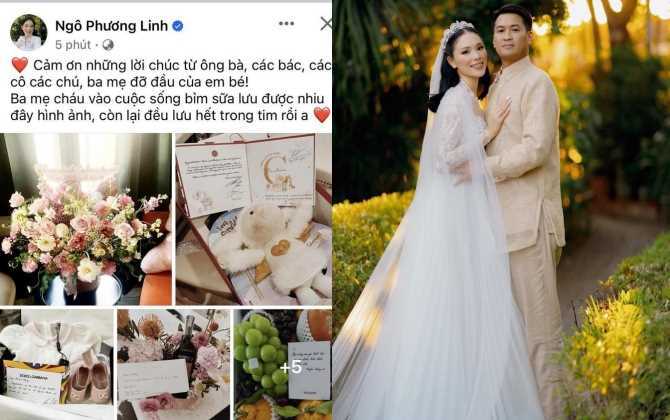 "Phu nhân hào môn" Linh Rin có động thái mới sau sinh nở, tiết lộ về ái nữ mới chào đời