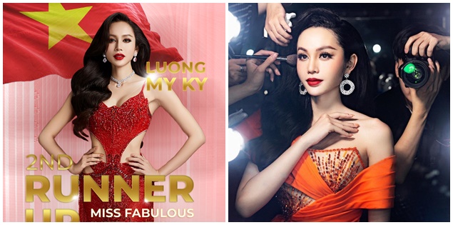 Người đẹp miền Tây Lương Mỹ Kỳ đoạt danh hiệu Á hậu 2 cuộc thi Miss Fabulous 2023