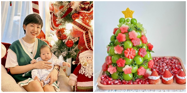 Bữa tiệc trái cây chủ đề Noel khiến các em bé chấm điểm 10, các mẹ tròn mắt ngưỡng mộ
