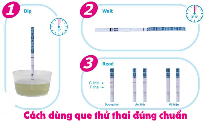 Cách dùng que thử thai đúng chuẩn cho kết quả chính xác