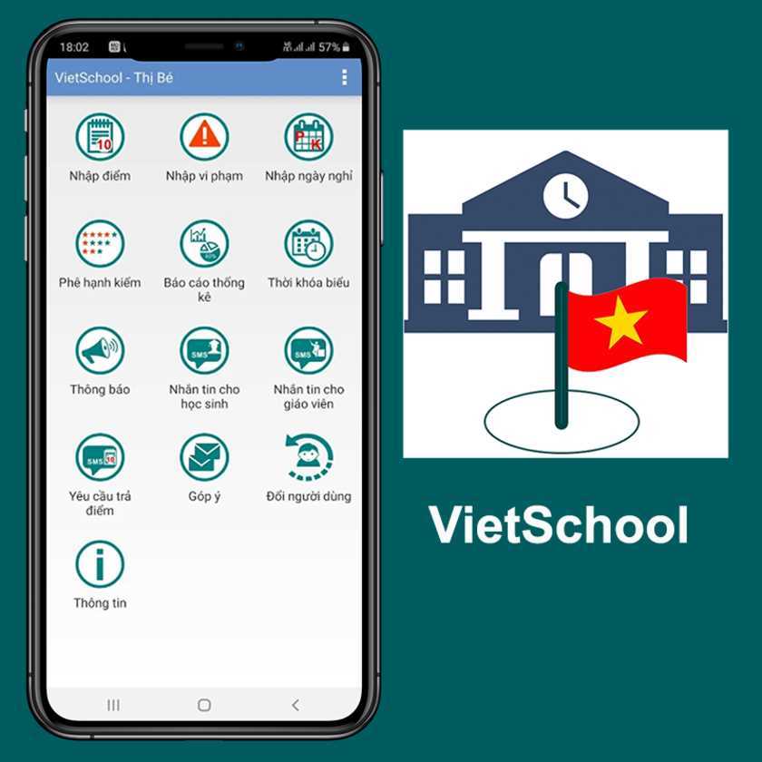 VietSchool - Sản phẩm chuyển đổi số trong quản lí giáo dục