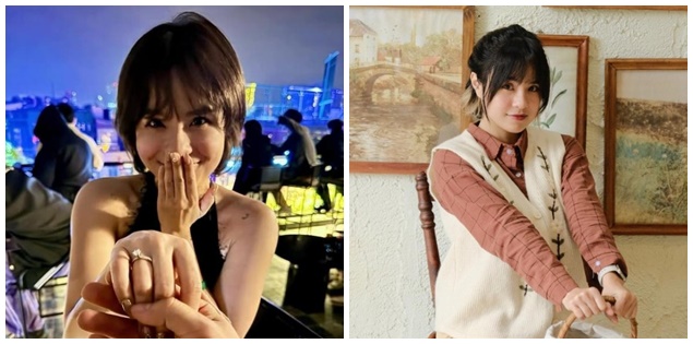 Thái Trinh "mở bát" khoe nhẫn cầu hôn đầu năm 2024, dân tình rần rần ngóng đám cưới