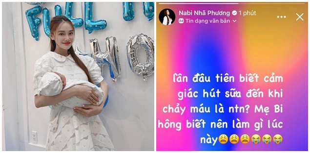 Sinh con thứ 2, Nhã Phương gặp sự cố khi hút sữa, bao mẹ bỉm sữa đồng cảm