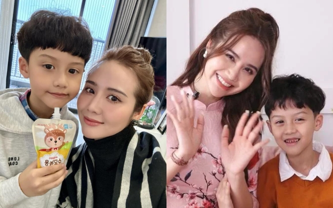 Đăng ảnh khoe con trai cưng, Huyền Lizzie khiến khán giả xúc động vì một chi tiết