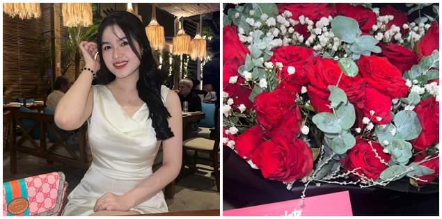 "Lỡ duyên" với anh kỹ sư lương 100 triệu đồng, gái xinh khoe đã có quà Valentine