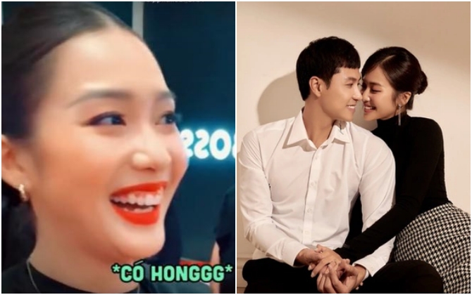 Khi được hỏi về Thanh Sơn, phản ứng của Khả Ngân gây sốt, nhắc đến chuyện đám cưới