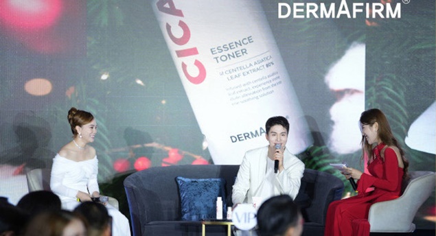 Lee Dong Wook có mặt tại sự kiện ra mắt thương hiệu Dermafirm tại Việt Nam