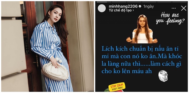 Minh Hằng thấm cảnh "đoạn trường" khi nuôi con, bao phụ huynh đồng cảm